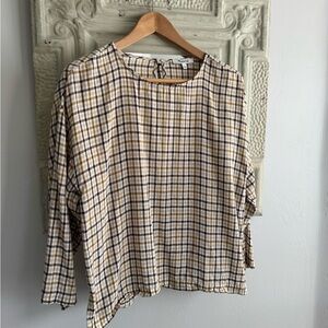 Madewell Plaid Women's Top Blouse S